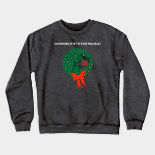 Pangolin Wreath Crewneck Sweatshirt